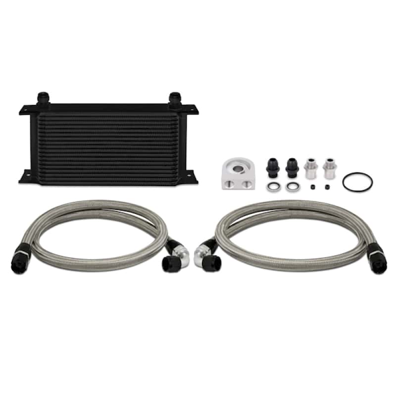 Mishimoto — Mishimoto Universal 19 Row Oil Cooler Kit - Black - view 2