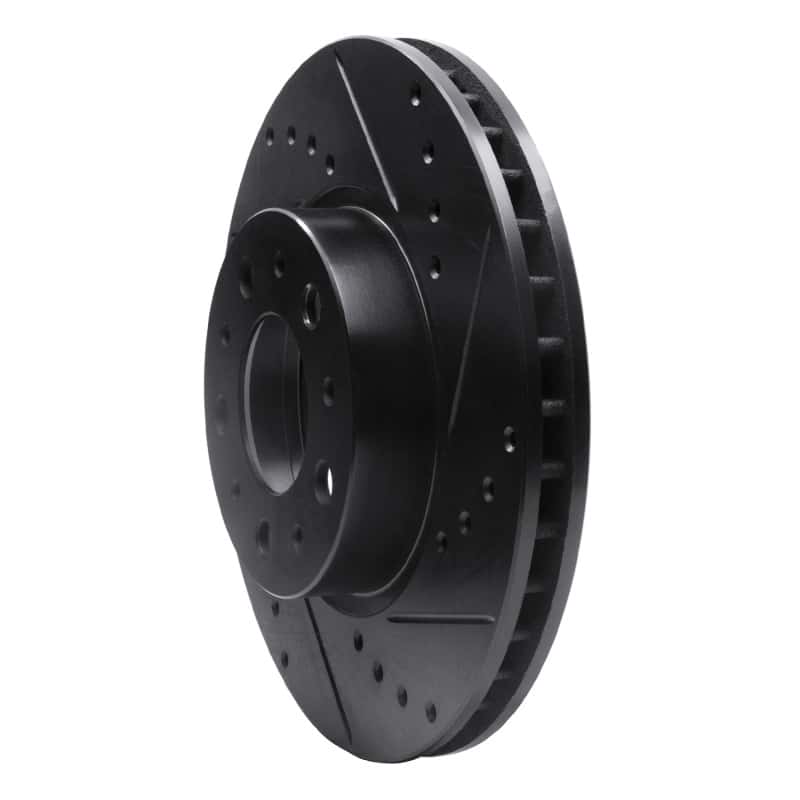 R1 Concepts — R1 91-95 Volvo 780 Front Right Drilled & Slotted Black Brake Rotor
R1 Brake Rotor Drill - view 2