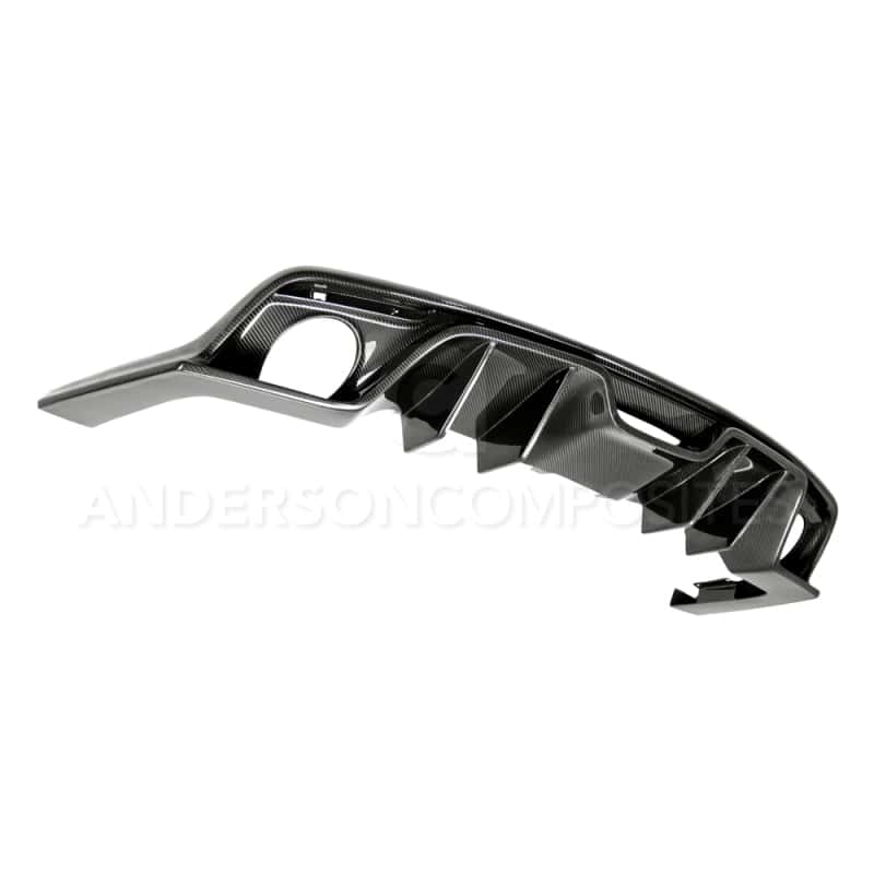 Anderson Composites — Anderson Composites 15-16 Ford Mustang Type-AR Rear Diffuser - view 1