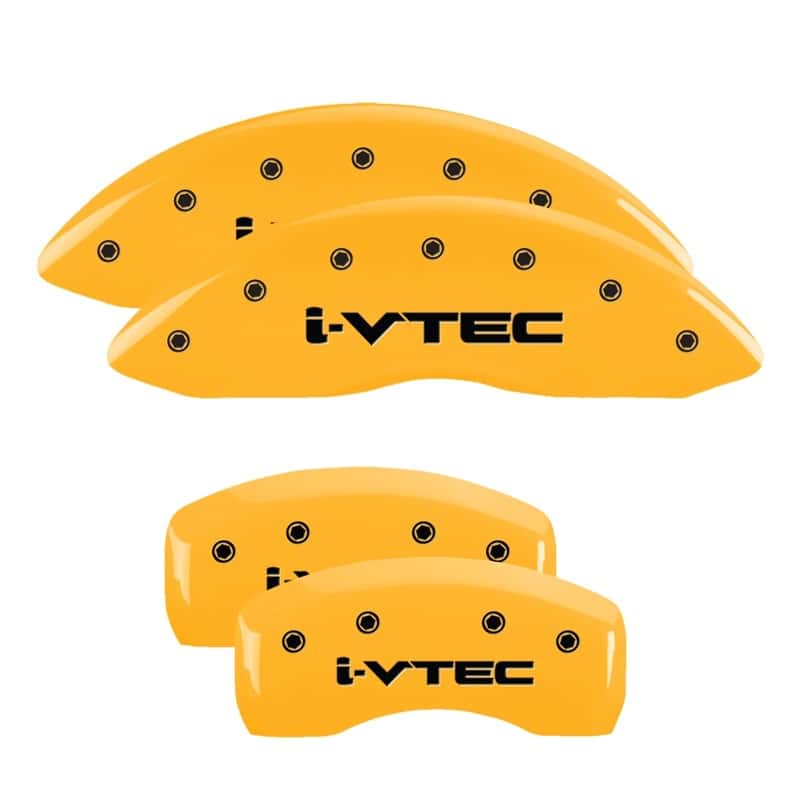 MGP — MGP 4 Caliper Covers Engraved Front & Rear I-Vtec Yellow Finish Black Char 2017 Acura MDX
Caliper Covers - view 1