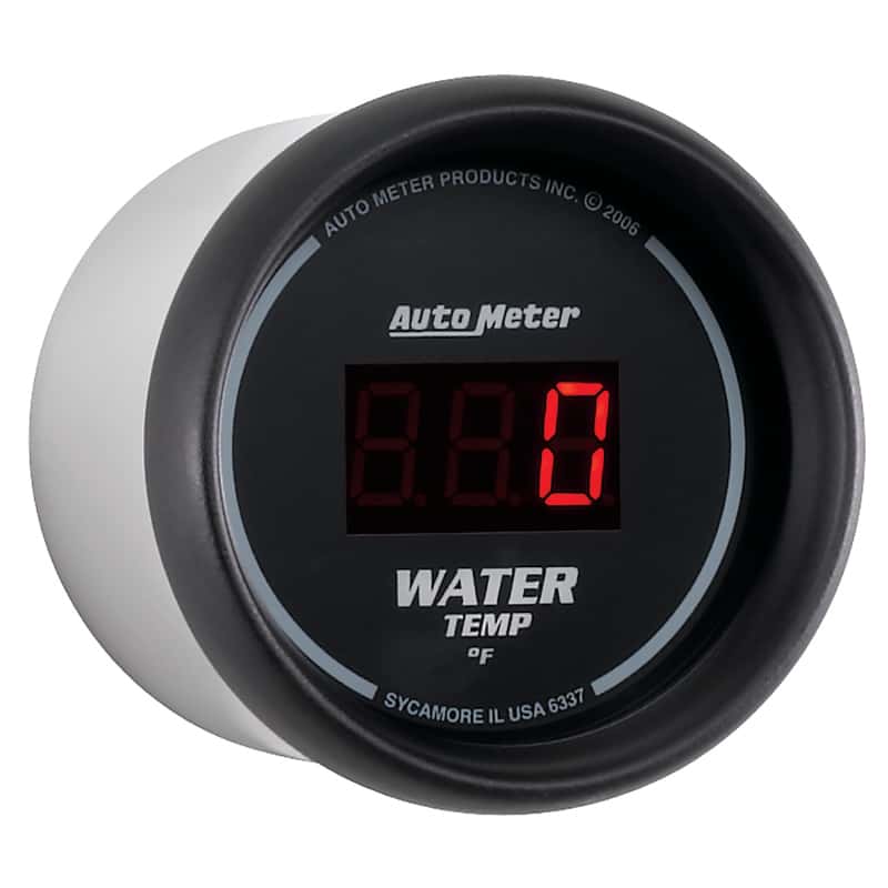 AutoMeter — Autometer Black 0-300 F Digital Water Temp Gauge
2-1/16" WATER TEMP, - view 3
