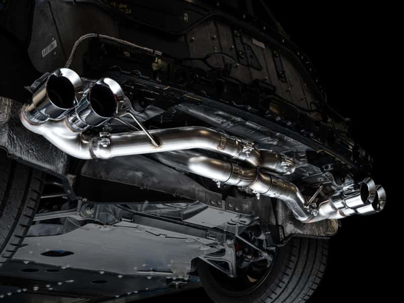 AWE Tuning — AWE Tuning 2020 Chevrolet Corvette (C8) Track Edition Exhaust - Quad Chrome Silver Tips
Track Exhaust - view 9