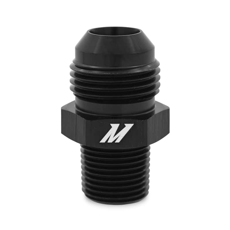 Mishimoto — Mishimoto Aluminum -8AN to 1/4 NPT Fitting - Black
-AN Aluminum Adapter - view 1