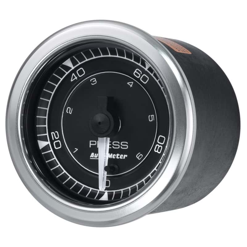 AutoMeter — Autometer Chrono 2-1/16in 100PSI Digital Pressure Gauge
GA 2" PR 100PSI S CH - view 4