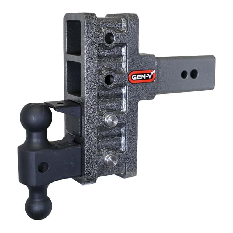 GEN-Y Hitch — Gen-Y Mega Duty 3in Shank 6in Offset Drop 32K Hitch w/GH-0161 Dual-Ball/GH-0162 Pintle Lock
Drop Hitch - view 3
