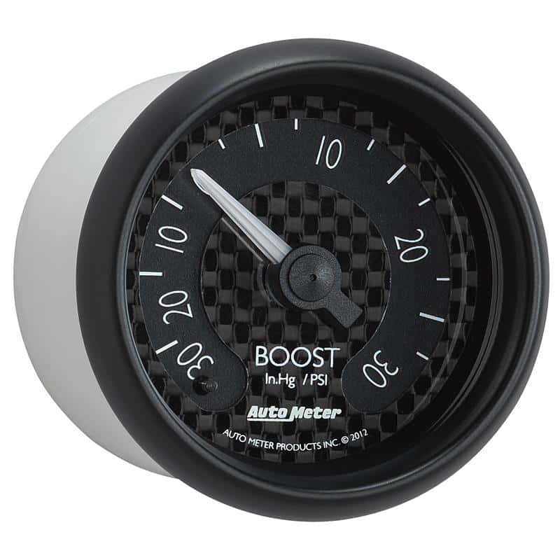 AutoMeter — Autometer GT Series 52mm Mechanical 30 In Hg/30 psi Vacuum/Boost Gauge
2-1/16" BOOST-VAC, 3 - view 5