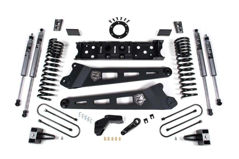 Zone Offroad — Zone Offroad 2019 Ram 3500 4.5in Radius Arm 3in Rear Block w/o Overload - Fox Shocks - 8-Bolt T-Case - view 2
