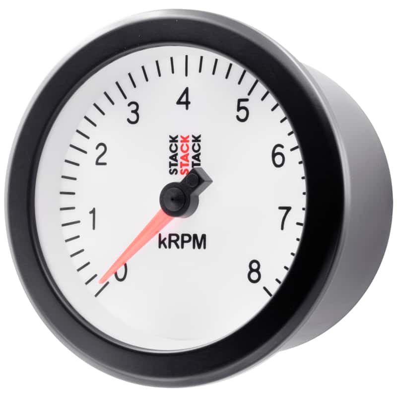 AutoMeter — Autometer Stack Sport 88mm 0-8K RPM Tachometer - White
TACH SPORT WHT 8KRPM - view 3