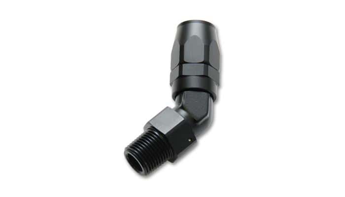 Vibrant — Vibrant -8AN Male NPT 45Degree Hose End Fitting - 1/4 NPT
8AN-1/4ML45DegHosEnd
-8AN-1/4"NPT45DegFtg
AN Fitting - view 4