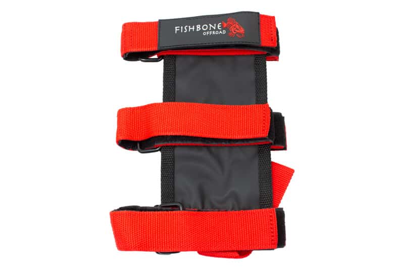 Fishbone Offroad — Fishbone Offroad Padded Roll Bar Red Fire Extinguisher Holder - view 1
