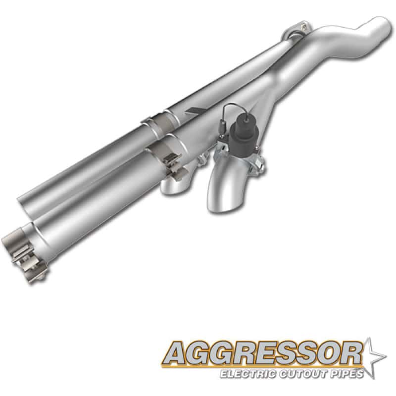 QTP — 2017-2020 Ford F-150 Raptor QTP Aggressor Cutout Pipes - view 3
