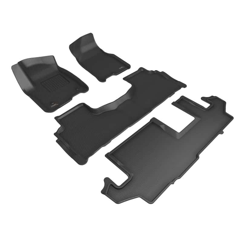 3D MAXpider — 3D MAXpider 21-23 Chevrolet Suburban Kagu Floor Mat- Black R1 R2 R3
Floor Mat Set - view 1