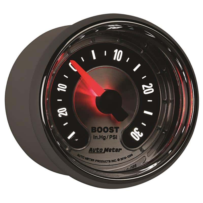 AutoMeter — Autometer American Muscle 52mm Full Sweep Electric 30 In Hg.-Vac/30PSI Boost Vacuum Gauge
GA 2" BST 30PSI ST A - view 6