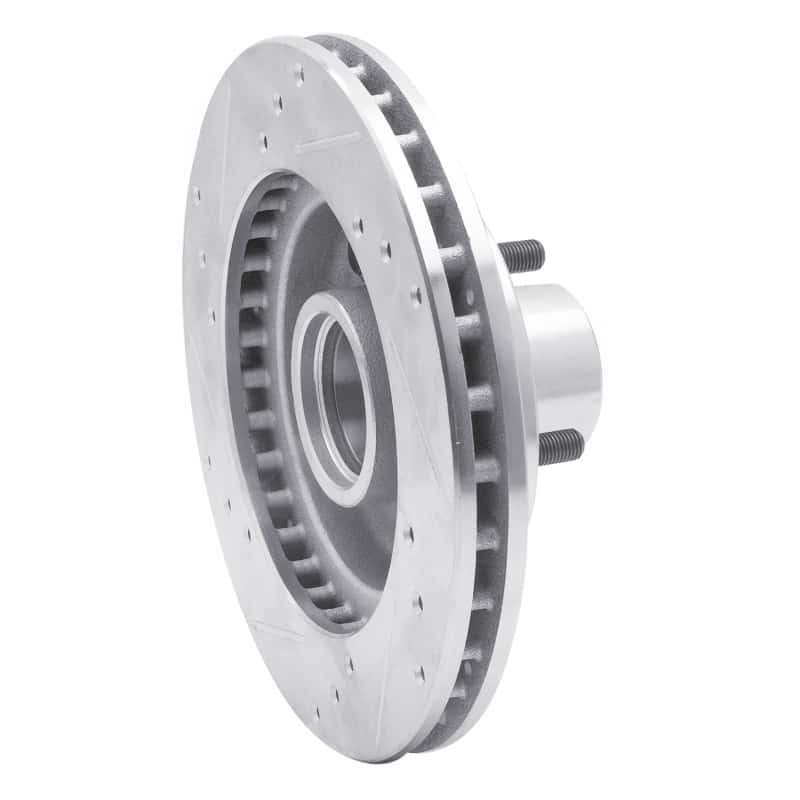 R1 Concepts — R1 1982-1995 Buick Regal Front Right Drilled & Slotted Silver Brake Rotor
R1 Brake Rotor Drill - view 4