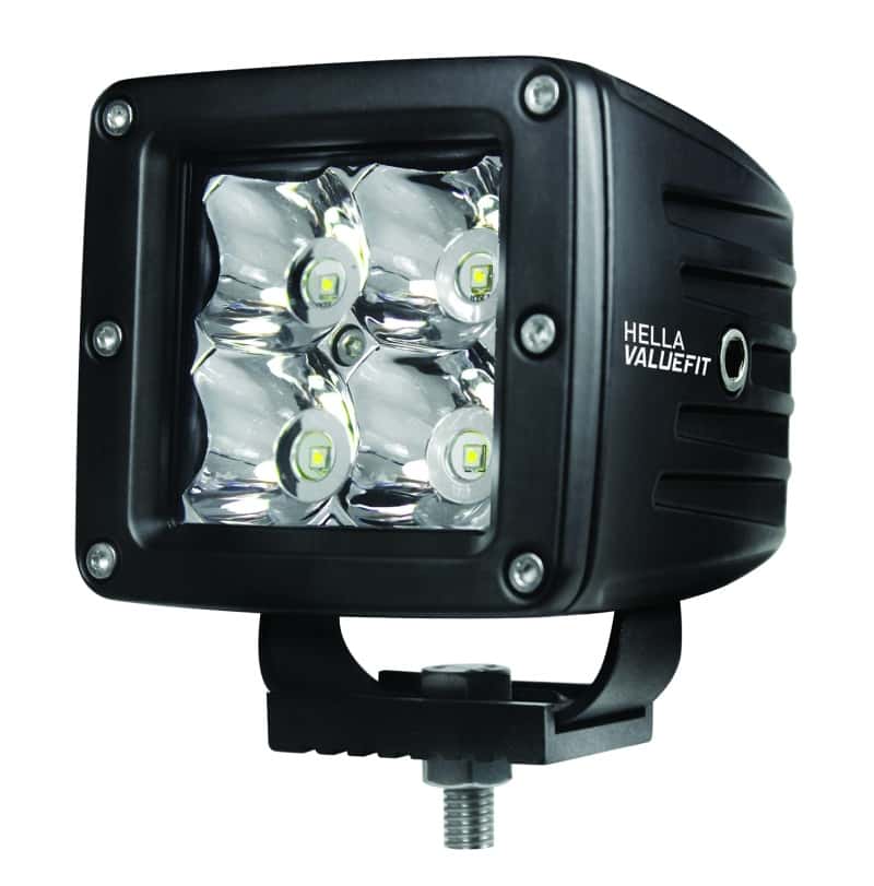 Hella — Hella HVF Cube 4 LED Off Road Kit - 3.1in 2X12W - view 1