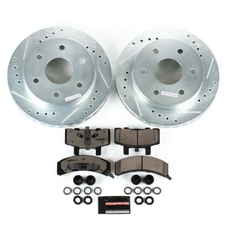 PowerStop — Power Stop 99-00 Cadillac Escalade Front Z36 Truck & Tow Brake Kit - view 1