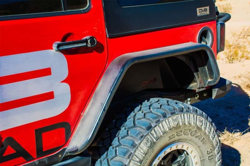 DV8 Offroad — DV8 Offroad 07-18 Jeep Wrangler JK Front & Rear Flat Tube Fenders
Fender Flares - view 12