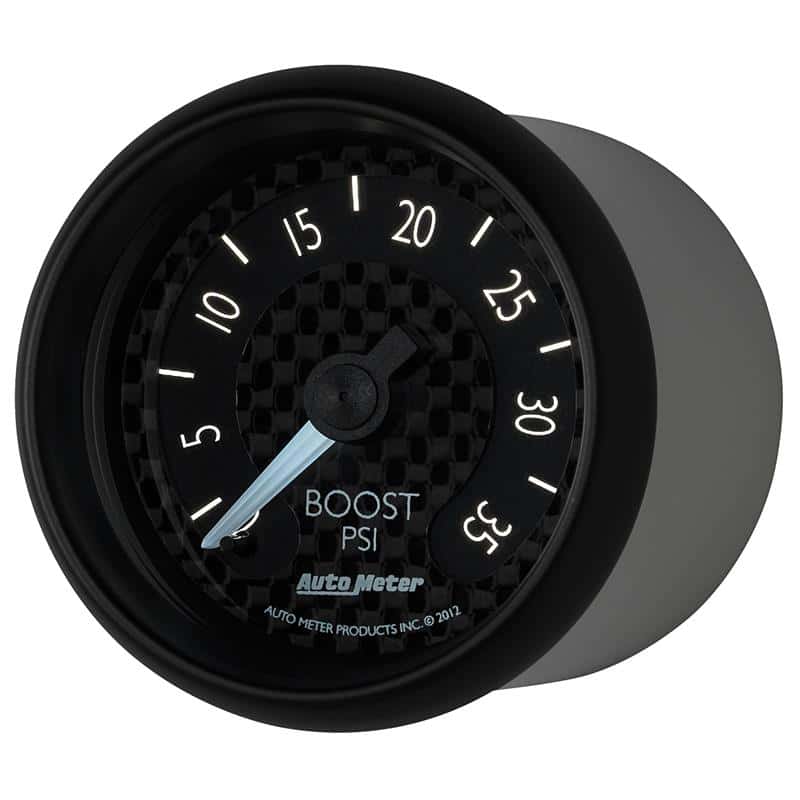 AutoMeter — Autometer GT Series 52mm Mechanical 0-35 psi Boost Gauge
2-1/16" BOOST, 0-35 - view 3