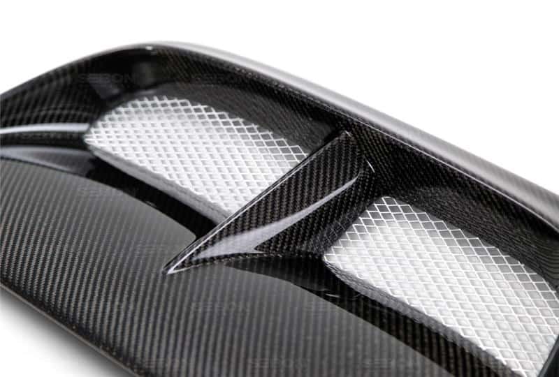 Seibon — Seibon 04-05 Subaru WRX/STi CW Carbon Fiber Hood Scoop - Only Fits OEM Hoods (Not Seibon Hoods) - view 7