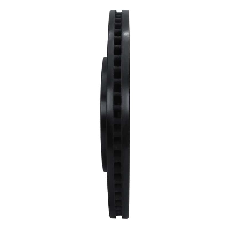 R1 Concepts — R1 07-24 Infiniti QX80 Front Right Drilled & Slotted Black Brake Rotor
R1 Brake Rotor Drill - view 3
