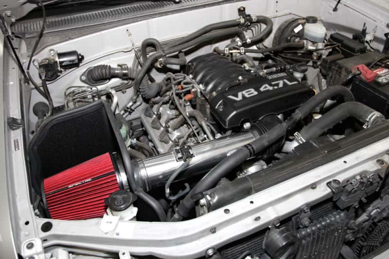 Spectre — Spectre 05-07 Toyota Sequoia V8-4.7L F/I Air Intake Kit - Polished w/Red Filter
Spectre Air Intake K
Air Intake System - view 8