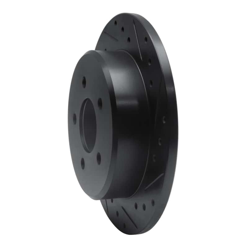 R1 Concepts — R1 91-95 Ford Crown Victoria Rear Right Drilled & Slotted Black Brake Rotor
R1 Brake Rotor Drill - view 2