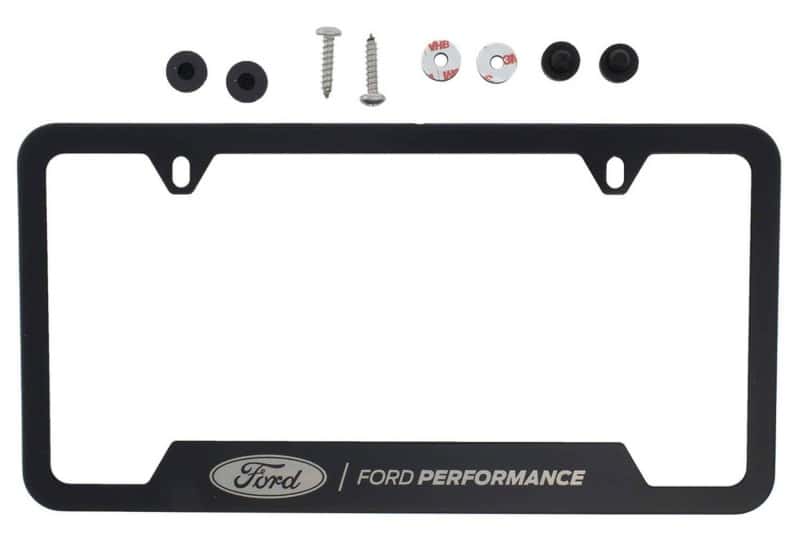 Ford Racing — Ford Racing Stainless Steel Ford Performance License Plate Frame - Black - view 10