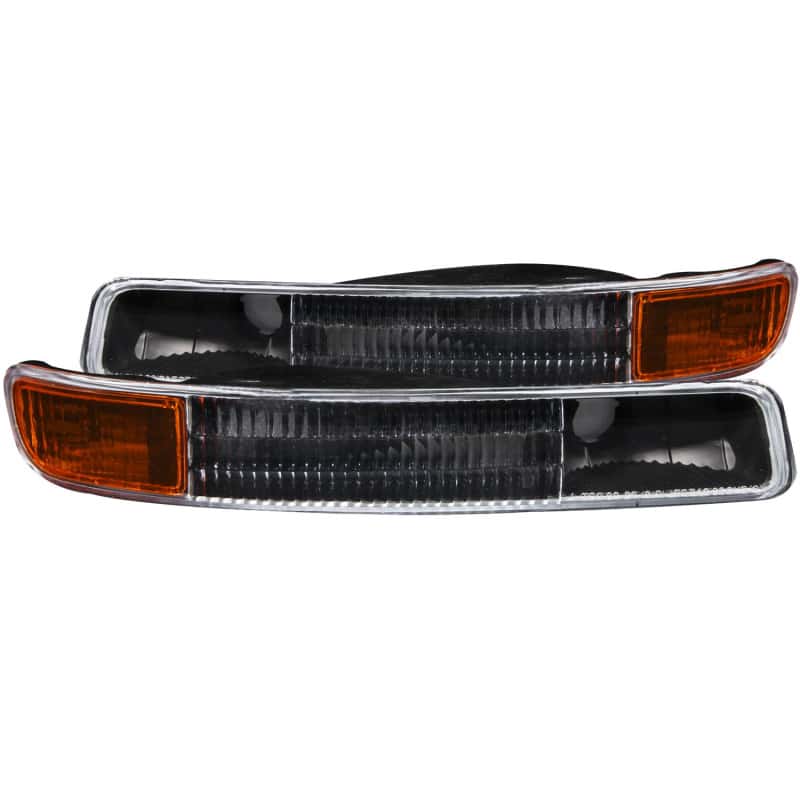 ANZO — ANZO 1999-2006 GMC Sierra 1500 Euro Parking Lights Black w/ Amber Reflector
TurnSignalPkLtAssy - view 1