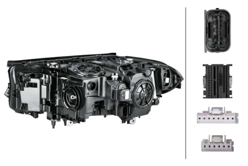 Hella — Hella 2017-2019 BMW 530e xDrive Headlight Assembly - view 1