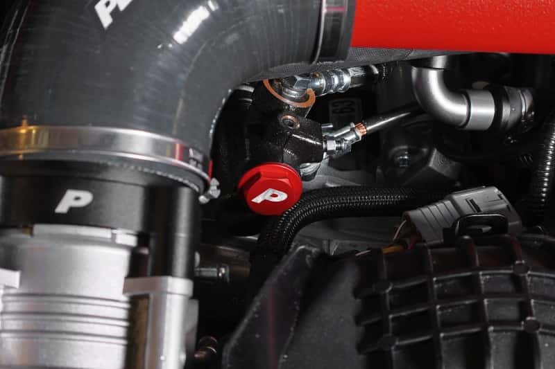 Perrin Performance — PERRIN 05-21 Subaru STI / 06-25 WRX / 05-09 LGT/OBXT Clutch Delay Valve Delete - Red - view 4