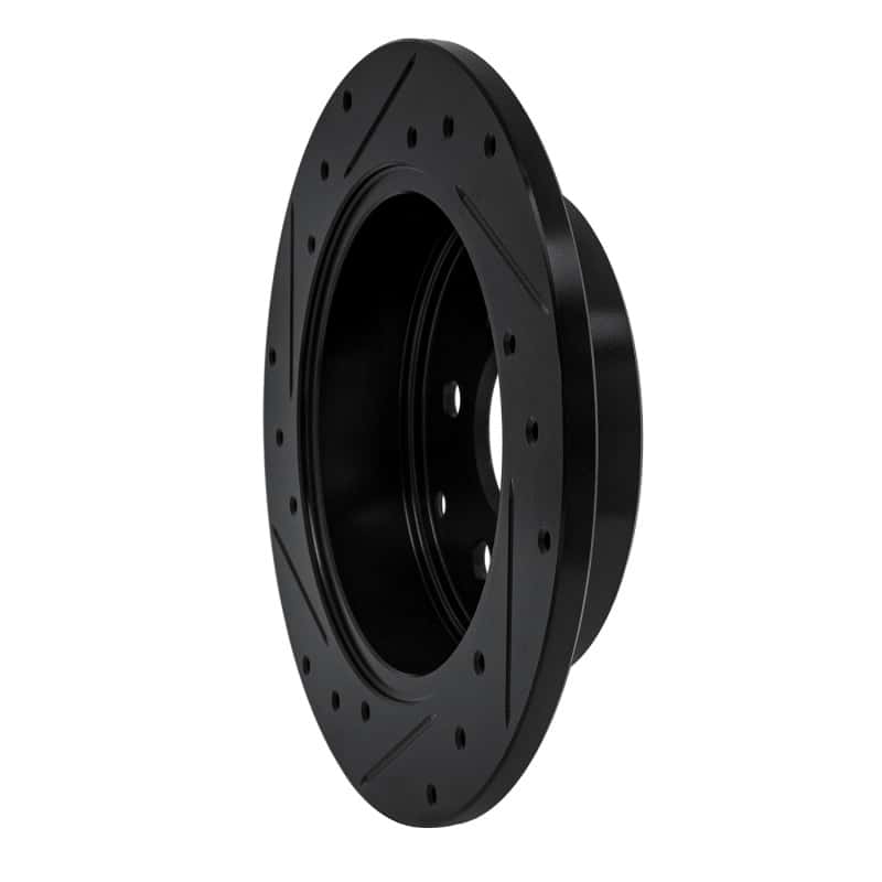 R1 Concepts — R1 06-18 Lexus HS250H Rear Right Drilled & Slotted Black Brake Rotor
R1 Brake Rotor Drill - view 4