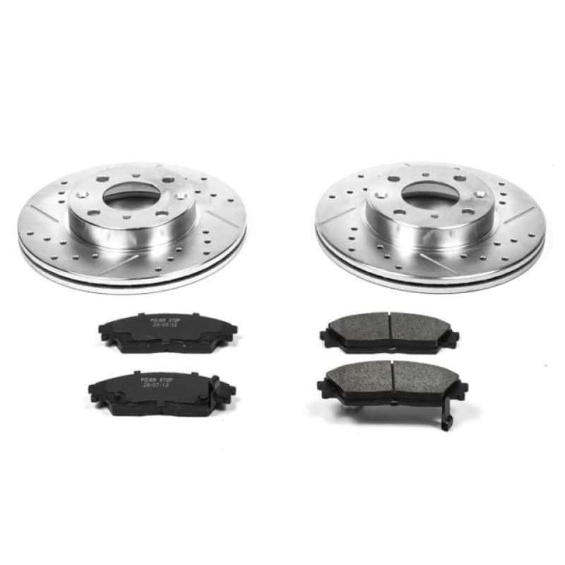 PowerStop — Power Stop 90-91 Honda Civic Front Z23 Evolution Sport Brake Kit - view 1