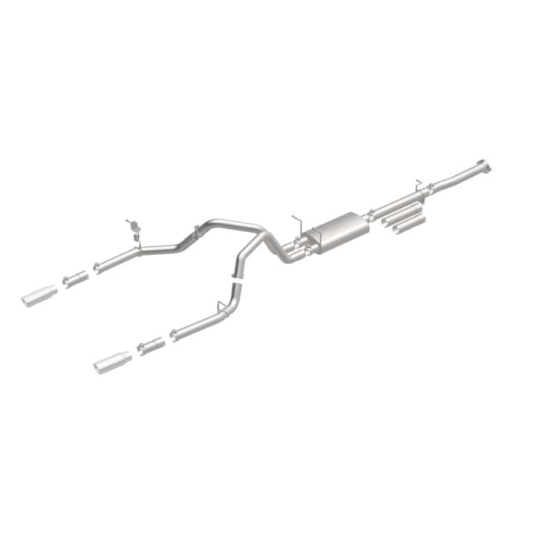 Magnaflow — MagnaFlow Stainless Cat-Back Exhaust 2015 Chevy Silverado 2500HD 6.0L Dual Split Rear Exit 4in
Cat-Back - view 5