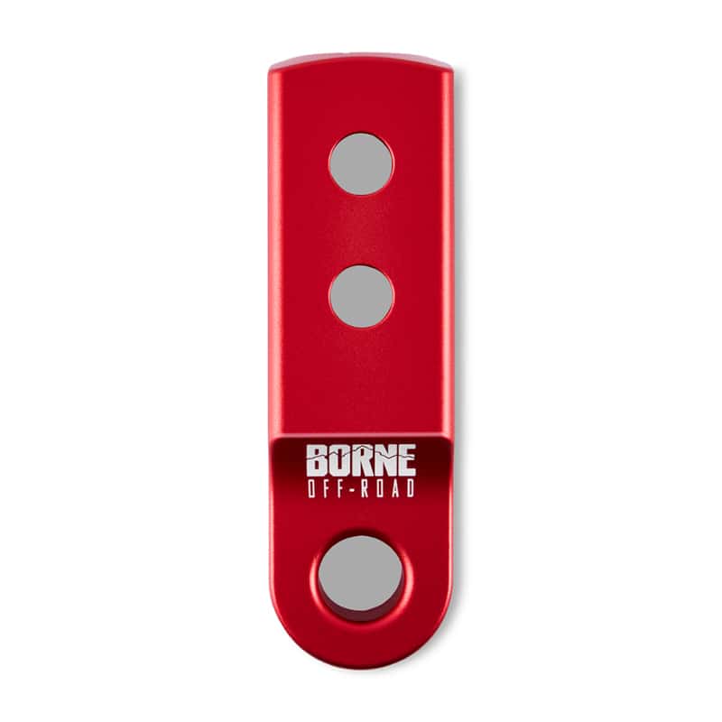 Borne Off-Road — Borne Off-Road CNC Hitch Receiver Shackle 2in Red - view 2