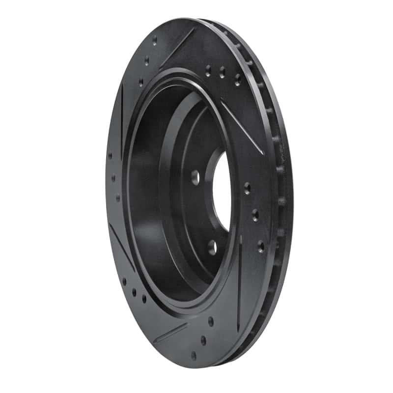 R1 Concepts — R1 96-03 BMW 540I Rear Right Drilled & Slotted Black Brake Rotor
R1 Brake Rotor Drill - view 4