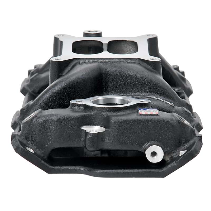 Edelbrock — Edelbrock Intake Manifold RPM Air-Gap Small-Block Chevy 262-400 Black
MANIFOLD - view 11