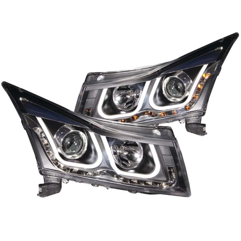 ANZO — ANZO 2011-2015 Chevrolet Cruze Projector Headlights w/ U-Bar Black
Head Light Set
HdLtSet - view 2