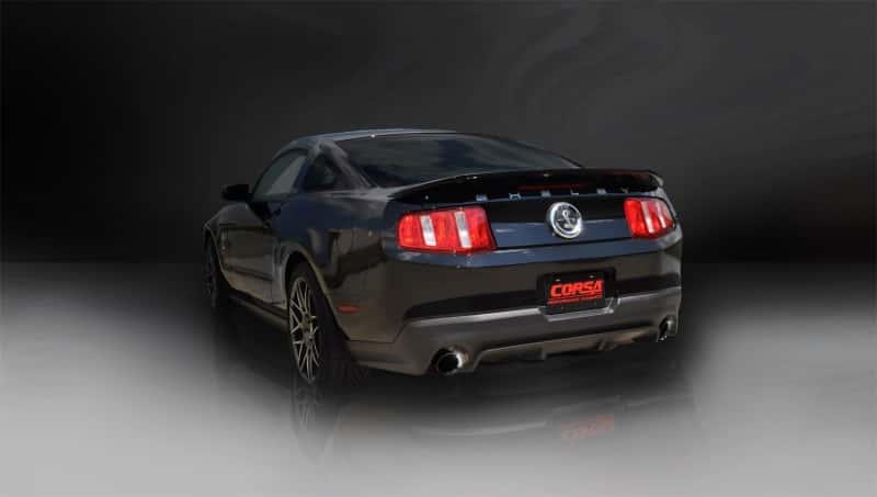 CORSA Performance — Corsa 2011-2012 Ford Mustang Shelby GT500 5.4L V8 Sport Axle-Back Exhaust w/ Black Tips
Exhaust - view 3