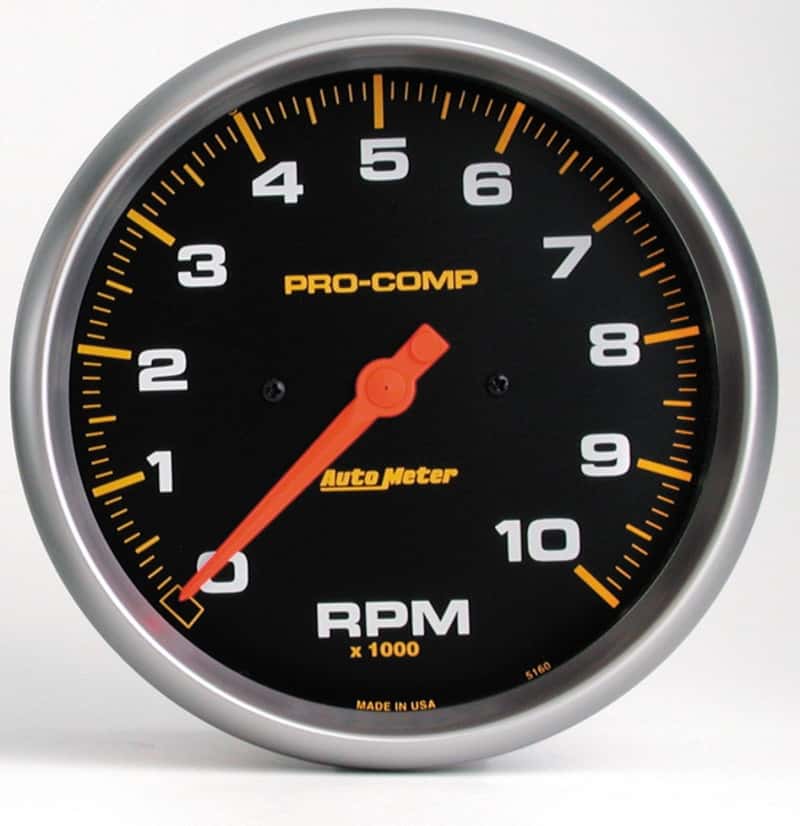 AutoMeter — Autometer Pro-Comp In-Dash 10000 RPM Tachometer
5" TACH, 10,000 RPM, - view 1
