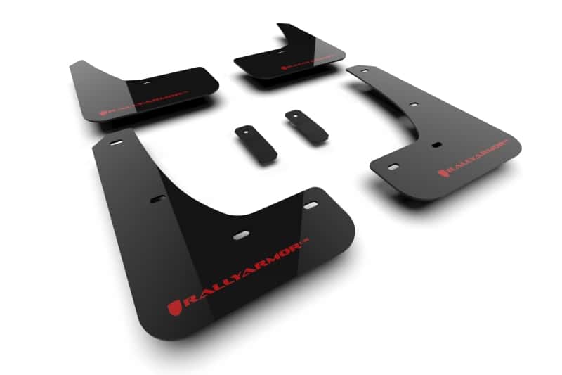 Rally Armor — Rally Armor 24-26 Tesla Model 3 Highland Black UR Mud Flap Red Logo
Mud Flap - view 2