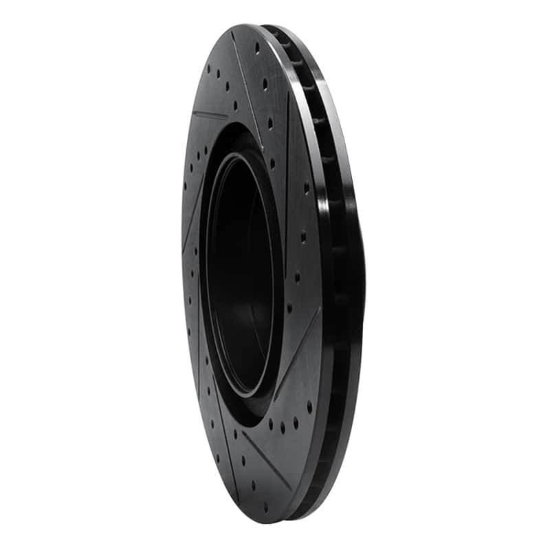 R1 Concepts — R1 12-20 BMW M240I Coupe & Convertible Rear Left Drilled & Slotted Black Brake Rotor
R1 Brake Rotor Drill - view 4