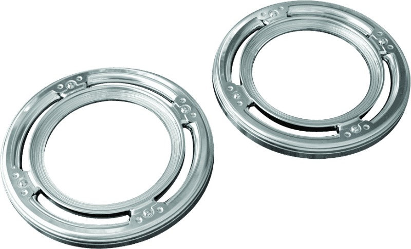 Kuryakyn — Kuryakyn Rear Speaker Accents For Harley-Davidson Chrome - view 1