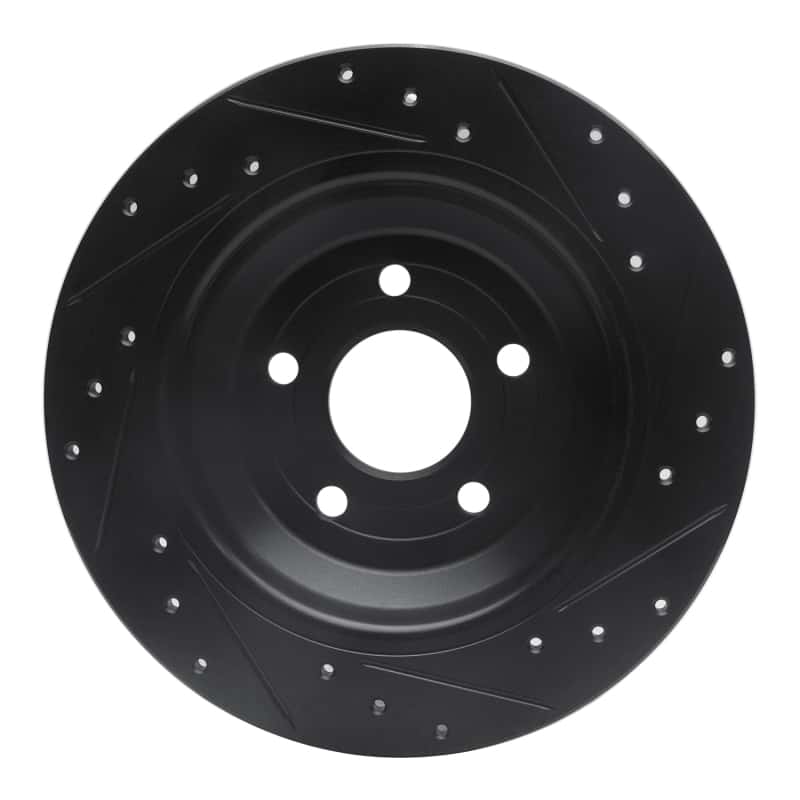 R1 Concepts — R1 16-25 Ford Escape Rear Left Drilled & Slotted Black Brake Rotor
R1 Brake Rotor Drill - view 5