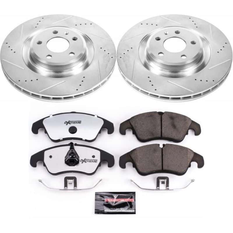 PowerStop — Power Stop 10-11 Audi S4 Front Z26 Street Warrior Brake Kit - view 1