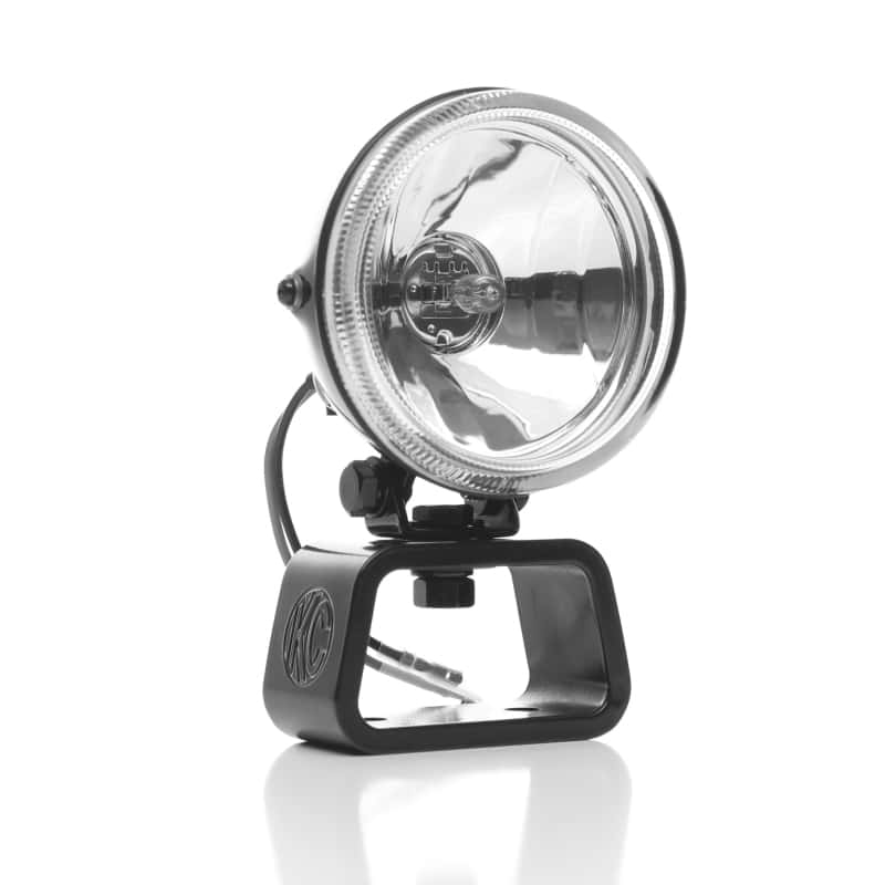 KC HiLiTES — KC HiLiTES Rally 400 4in. Round Halogen Light 55w Spread Beam (Pair Pack System) - Black
Rally 400 - view 4