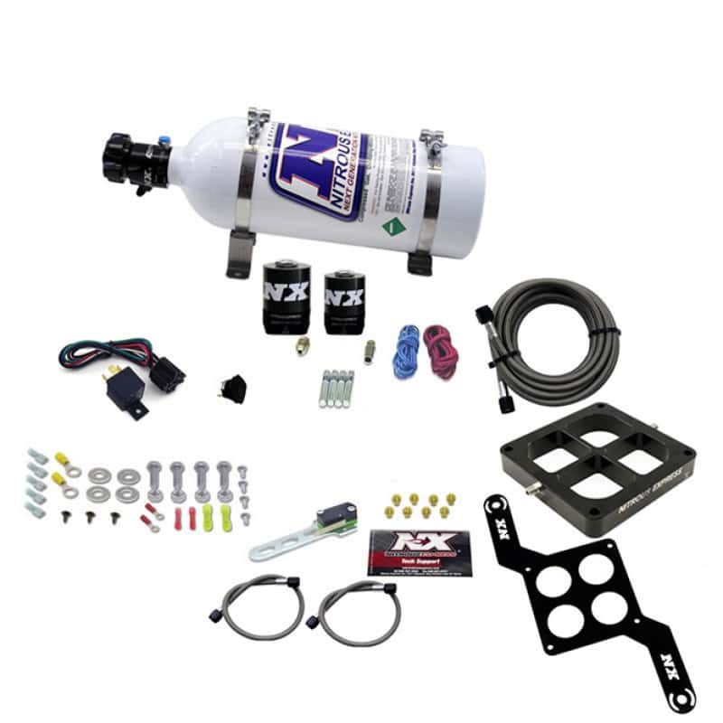 Nitrous Express — Nitrous Express Dominator Single Entry Billet Crossbar RNC Nitrous Kit (250-750HP) w/5lb Bottle
Injection System Kit
N2OSys - view 2