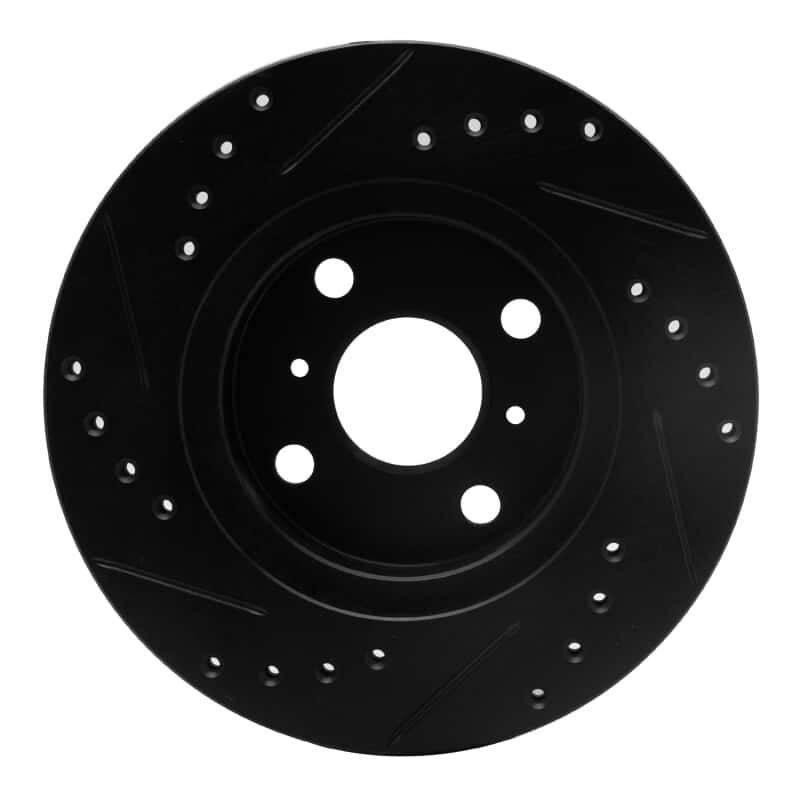R1 Concepts — R1 93-02 Chevrolet Prizm Front Right Drilled & Slotted Black Brake Rotor
R1 Brake Rotor Drill - view 5