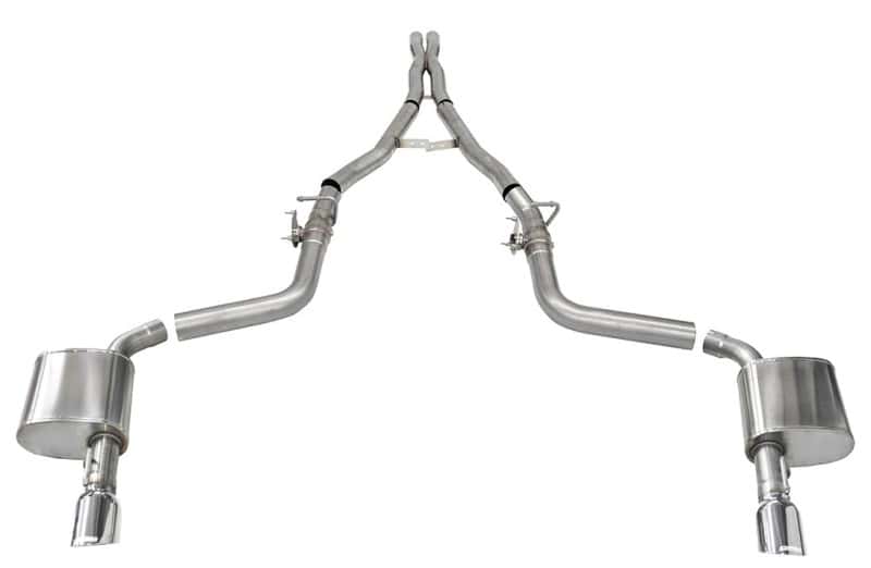CORSA Performance — Corsa 15-23 Charger SRT/Hellcat/Redeye 2.75in Valved Catback Dual Rear Exit w/ Single 4.5inPol Tips
Exhaust - view 3