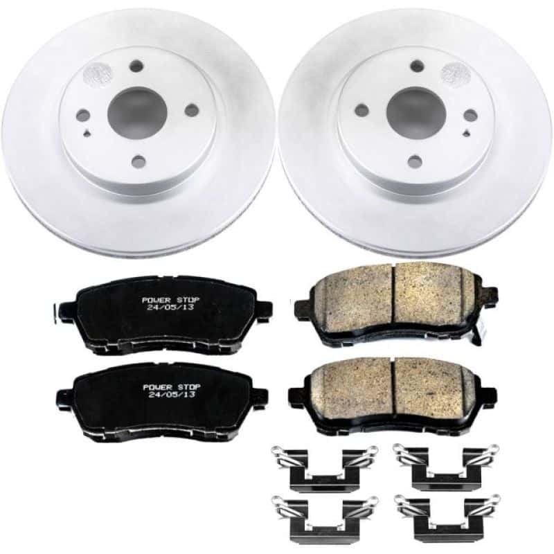 PowerStop — Power Stop 11-14 Mazda 2 Front Z17 Evolution Geomet Coated Brake Kit - view 1