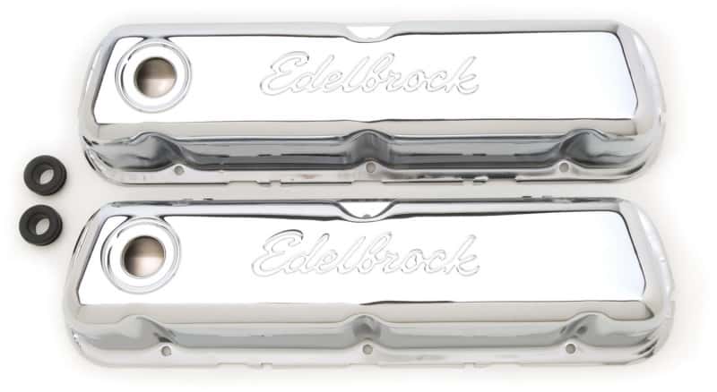 Edelbrock — Edelbrock Valve Cover Signature Series Ford 260-289-302-351W CI V8 Chrome
CHROME/PRO-FLO - view 2